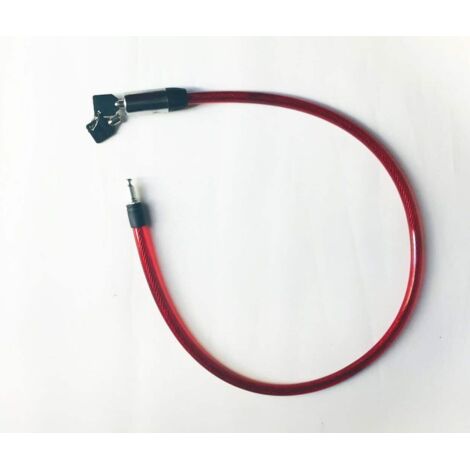 Lucchetto A Combinazione Con Cavo In Acciaio Da 1,3 M – Per Bici, Monopattino, Cancello – Password 0000 - Foto 2