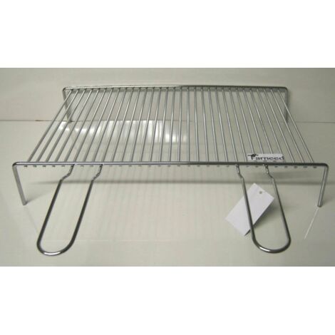 GRATICOLA SINGOLA 35X50cm per BARBECUE FORNACELLA CAMINO GRIGLIA ACCIAIO DFL 860