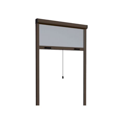 ZANZARIERA RULLO AVVOLGIBILE MARRONE FINESTRE FRIZIONE 140X250 RIDUCIBILE 0937