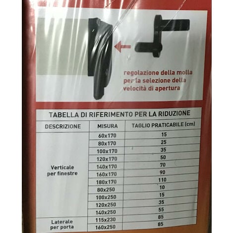 ZANZARIERA RULLO AVVOLGIBILE MARRONE FINESTRE FRIZIONE 140X170 RIDUCIBILE 0919