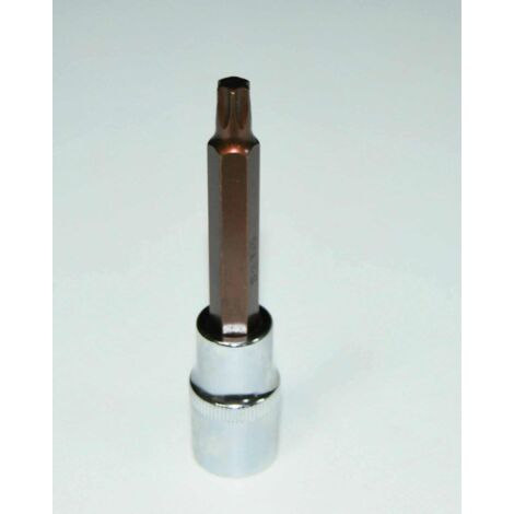 CHIAVE A BUSSOLA TORX T 27 LUNGA PUNTA 100 MM 1/2" BUSSOLE ACCIAIO S2 (1/4)