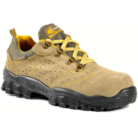 Scarpe Antinfortunistiche Lewer Mosca Skill S3 - Made In Italy - Pelle Grigio/Giallo - Taglia 43