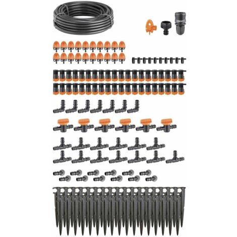 KIT DRIP GIARDINO IRRIGAZIONE INNAFFIARE ANNAFFIARE A GOCCIA FINO A 60 PIANTE CLABER90767