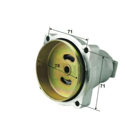 CAMPANA DECESPUGLIATORE TAGLIAERBA FRIZIONE 78 MM TUBO 26 MM INNESTO 9 DENTI 526