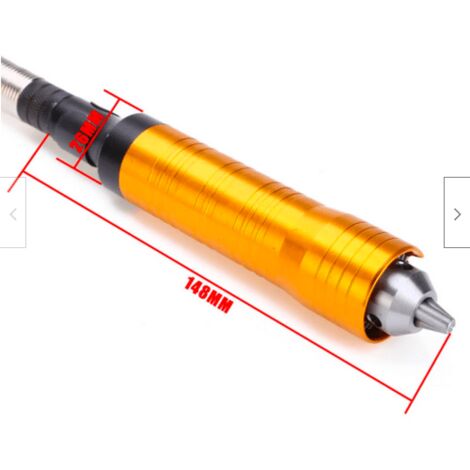 MANDRINO MANIPOLO 6 MM MINI TRAPANO A PEDALE SONDA FLESSIBILE ALBERO RICAMBIO