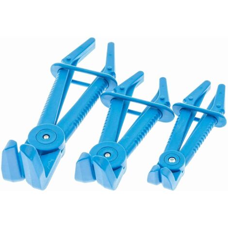 SET 3 MORSETTI PINZE STRINGITUBO TUBO TUBI ACQUA FRENI RAFFREDAMENTO 90° 867SA