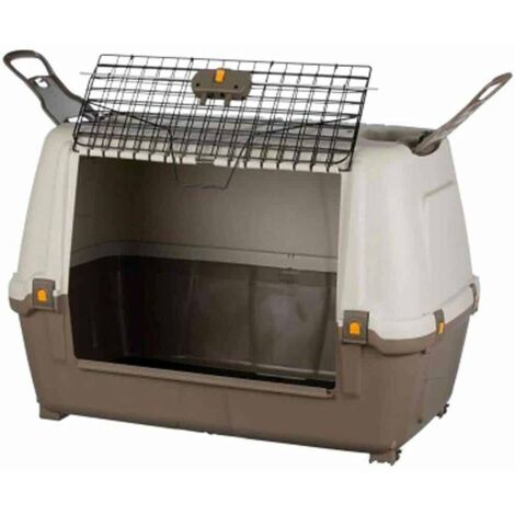 Il Numero 1 Del Risparmio-TRASPORTINO PER CANI E GATTI PIEGHEVOLE 46 X 36 X 41 CM COLORE GRIGIO - Foto 6