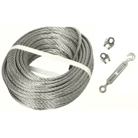 Tenditore Occhio+Gancio Acciaio Inox M.5