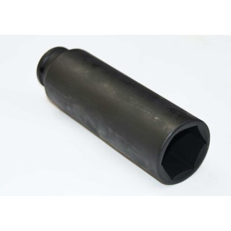 BUSSOLA IMPATTO ESAGONALE 1/2 RINFORZATA MACCHINA 32 MM LUNGA 16 CM AVVITATORE