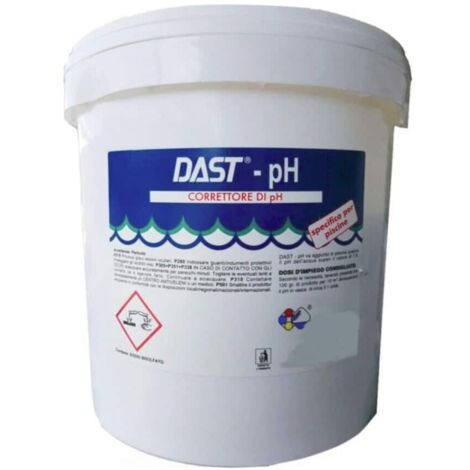 CORRETTORE RIDUTTORE DI PH GRANULARE POLVERE ACQUA PISCINA PISCINE 25 KG DP2