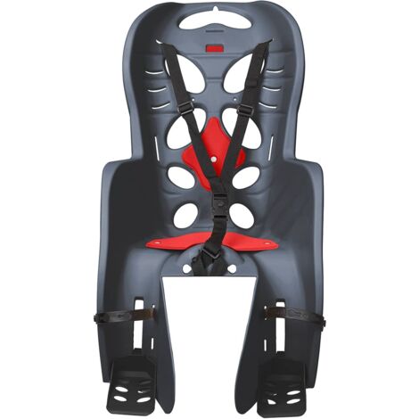 Siège Vélo Enfant Rms Elibas Noir Fixation Porte-bagages Homologué 22kg