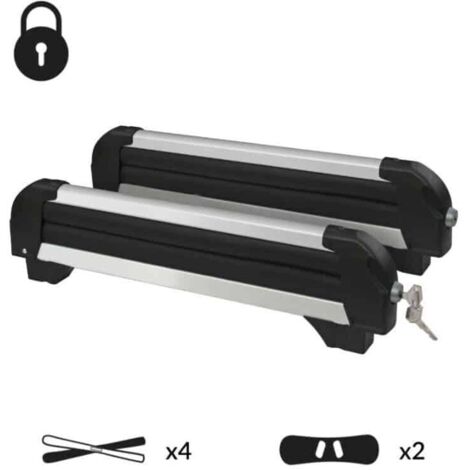 Portasci Universale Mossa Per Barre Portatutto - Nero, Per 3 Sci O 2 Snowboard - Foto 10