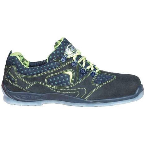 Scarpe Antinfortunistiche Cofra 73082 Fluorescenti - Taglia 45, Blu/Giallo, S1 P SRC - Foto 8