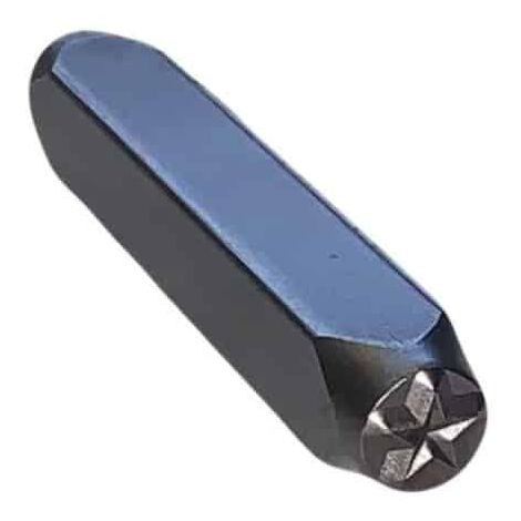 PUNZONE MARCATORE PER METALLO IMPRONTA A STELLA DA 10mm PUNZONI FARNEED