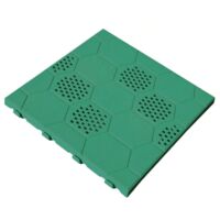 KIT 4 PZ PIASTRELLA MATTONELLA PAVIMENTO MODULABILE GIARDINO BOX PVC 40x40cm 104