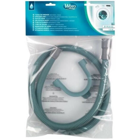 Wpro TVS154 tubo de desagüe transparente 1,5 m (1/2)