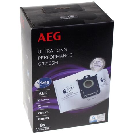 Aeg - bolsa para aspirador - gr210sm - classic long performance - 8pz - 9001688366 - 7321423976851