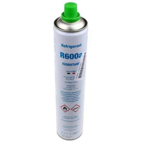 Whirlpool - gas refrigerante isobutano r600a - 750ml / 420 gr. - c00089700 - 8059131897005