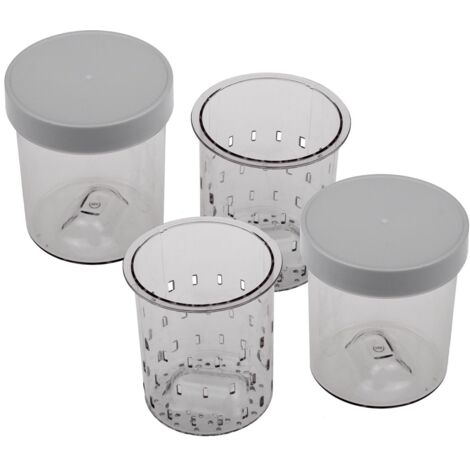 Cuisinart - potes de plástico set de 2 piezas - 250ml - ym402e - 3030050060379