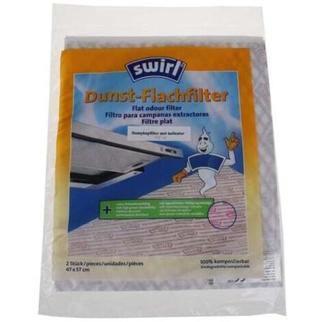 Swirl - filtro campana extractora (2 piezas) -47x57 cm - 6767232 - 4006508221974