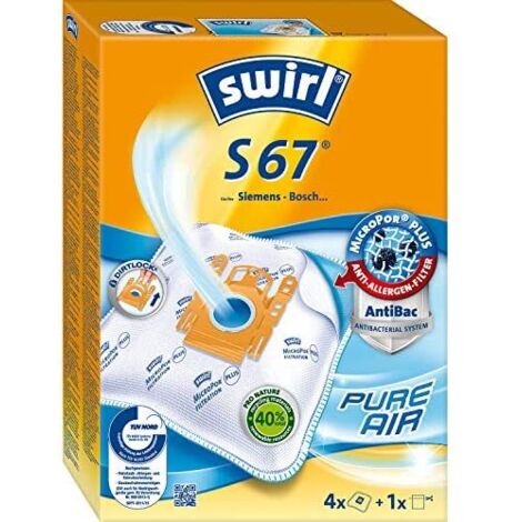 Swirl S 67 MP Plus AirSpace Bolsa para Aspiradora Naranja Blanco (1/5)