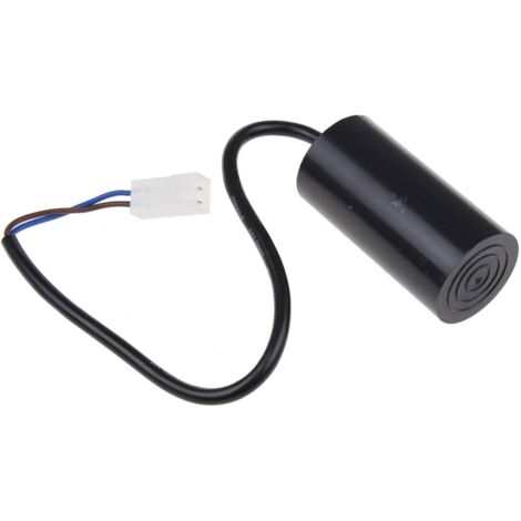 Condensador negro de 40 µf con cables (9 x 4 cm) para Hidrolimpiadora KARCHER K6 y K7 66612880