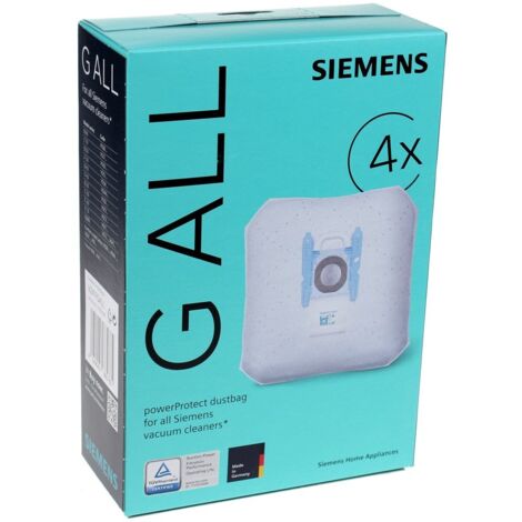 Siemens - bolsas para aspiradoras (4pz) tipo g all - 17003049 - 4242003685785