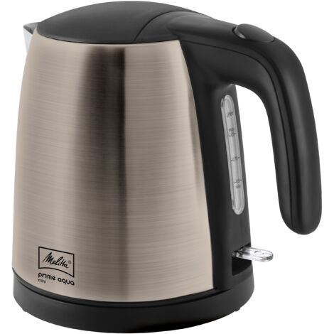 Hervidor de Agua Melitta Prime Aqua Mini 1018-06 1 Litro Libre de BPA Auto Off Elemento Calefactor (1/5)