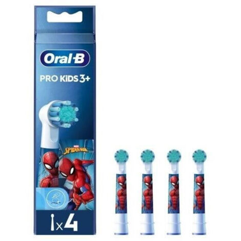 RECAMBIO DENTAL ORAL B EB10-4 FFS PACK 4 SPIDERMAN (1/4)