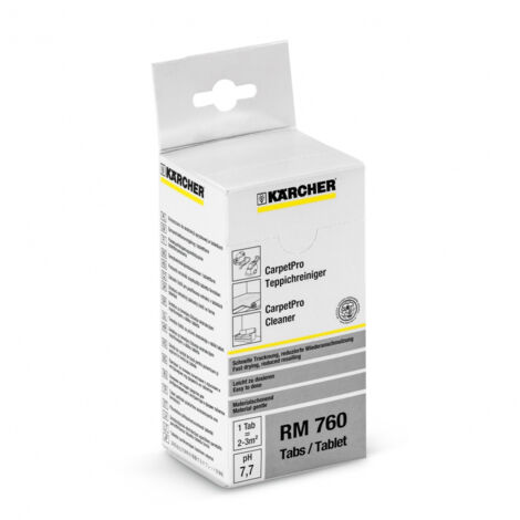 Detergente para limpiadoras Kärcher RM 760 – 200 tabletas – Limpieza profunda en entornos comerciales y domésticos – Alta concentración (1/2)