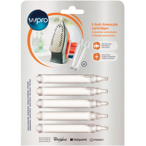 Whirlpool WPRO SIM005 Anticalcare 5 Cialde per Ferro da Stiro (1/3)