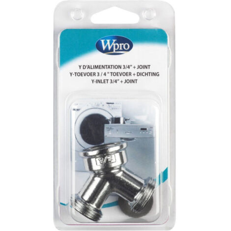 Y Rubinetto d'Acqua Grigio 3/4" Robusto e Impermeabile in Ottone (1/2)
