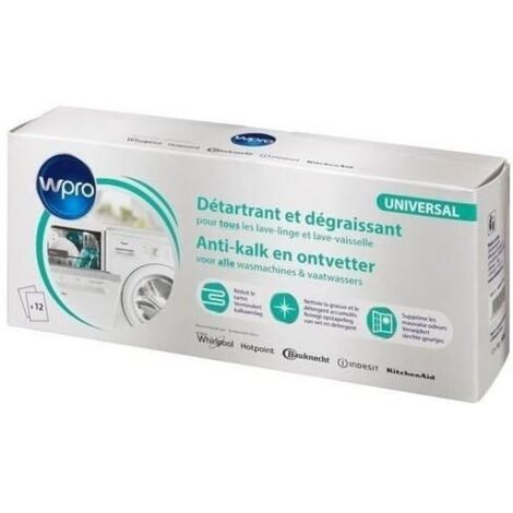 Disincrostante/sgrassante 12 sacchetti - Lavatrice - WPRO - 2950048015250581171
