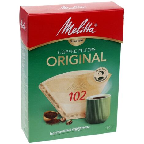 Melitta - filtro caffè melitta 102/80 marrone - 6771421 - 4006508122400