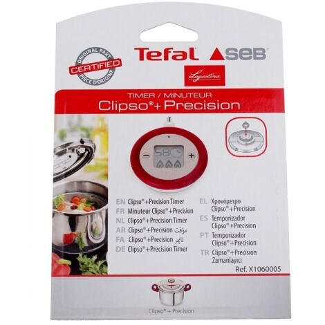 Tefal Clipso + Precision X1060005 Timer Rosso
