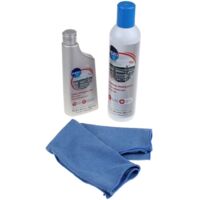 Wpro - kit pulizia superfici acciaio inox" una crema (250ml) + 1 3m tessuti misti - 484000008498 - 8015250456257