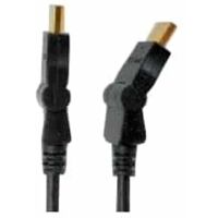 Deltac - hdmi kabel 1.5m verguld swivel - 0640 - 8712205006405
