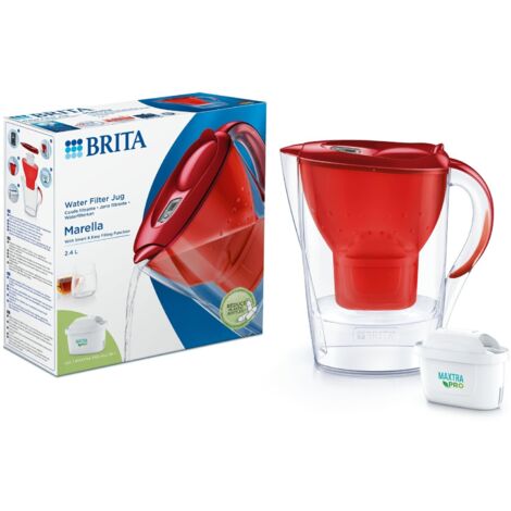 Brita Marella Filterkaraffe Rot 2,4L