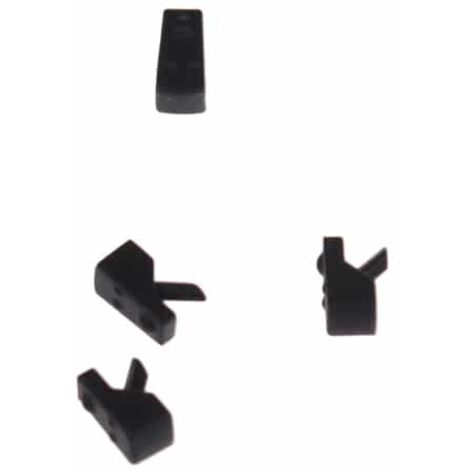 Ersatzteil - Set 4 Rost-Füßen aus Gummi - - WHIRLPOOL, IKEA, BAUKNECHT, LADEN, INDESIT, IGNIS