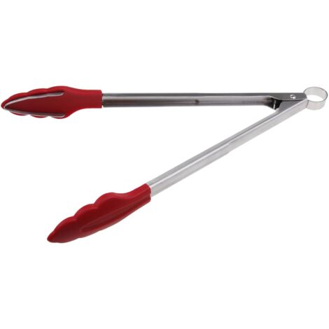 Cuisipro - servierzange mit zähnen (silicon) - rot - 30 cm - 74717805 - 0065506178059