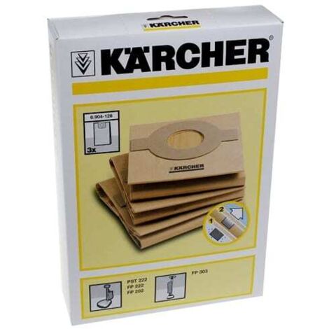 Karcher - staubsaugerbeutel fp303 - pack 3 st. - 69041280 - 4002667013399