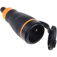 Universeel - spatwaterdichte stekker vrouw 16a ip44 pro - kstps - 5404009999474