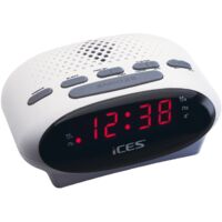 Lenco - ices radiowecker icr-210 weiss - a002214 - 8711902033684