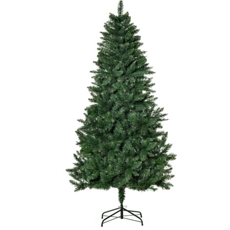 Künstlicher Weihnachtsbaum 180 cm Kieferbaum künstlich mit 724 Zweigen Metallständer für drinnen (1/5)