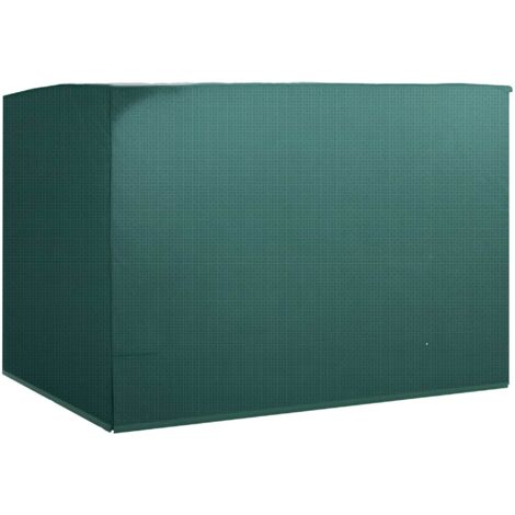 Copertura per Dondolo da Giardino Impermeabile Anti UV Anti Muffa con Fissaggio PE 215x155x150cm Verde (1/5)