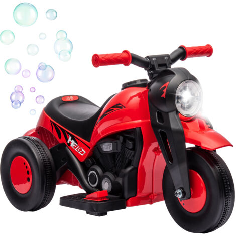 Kinder Elektro-Motorrad, 6V Kindermotorrad mit Musik, Blasen 2,5-3 km/h, fĂĽr 2-5 Jahre Kinder (1/5)