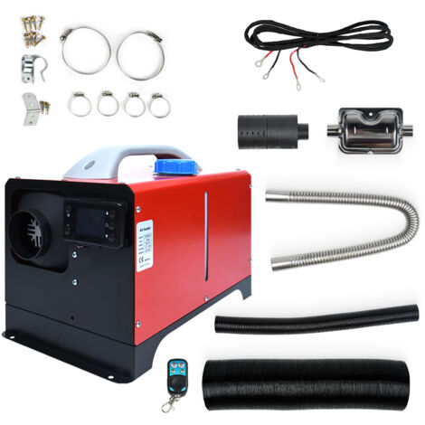 Froadp 12V 5KW Horizontale Diesel Standheizung 5L Lufterhitzer mit Fernbedienung für KFZ Heizung Kraftstoffheizung für Wohnmobil PKW LKW Auto