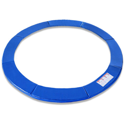 Froadp Ø305cm Randabdeckungen für Trampoline 10 FT Reißfest Federabdeckung UV-resistent Randschutz Sicherheitsmatte Trampolinzubehör für Fitness Gartentrampoline, Blau
