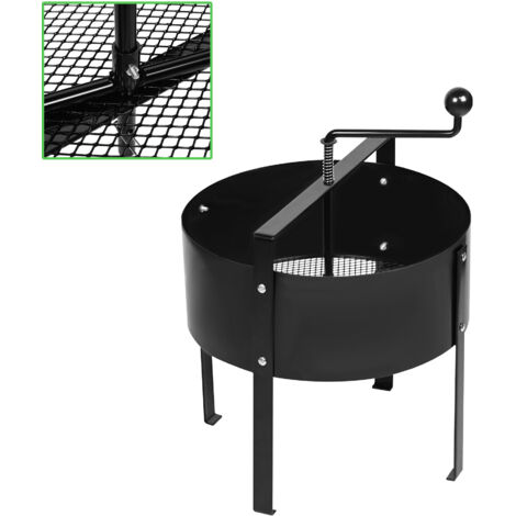 Froadp Handkurbelsieb 40x45cm Bodensichter Feinmaschiges Sieb Bodensieb Sandsieb zum Sieben von Erde Rasenstreuer Komposter Metall Gartenstreuer Düngerstreuer für Rasen und Garten (1/5)