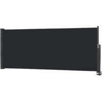Froadp 140x300cm Toldos de Exterior para Patio Carpas Mampara de Poliéster Resistente Biombos Lateral Retráctil para Balcón y Terrazas Verticales Pergolas Protege la Privacidad y Solar (Antracita)